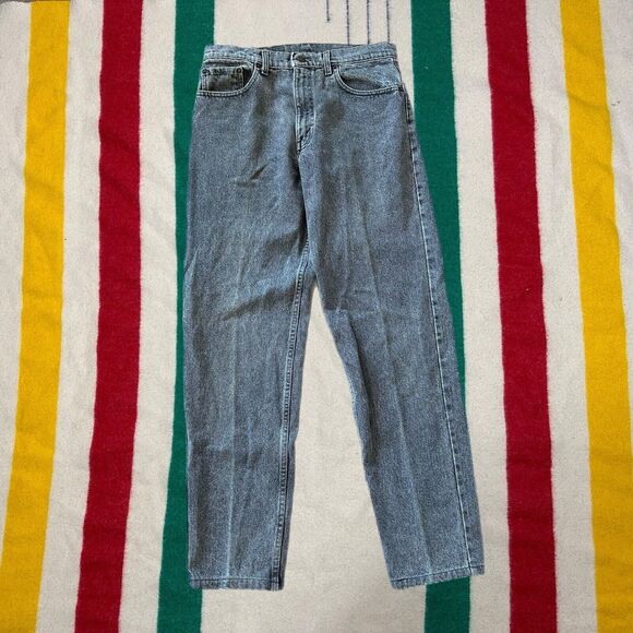 Levi's Other - Vintage‎ Levis 550 Jeans Men’s 32 x 33 Black Denim Relaxed Fit Tapered 90s